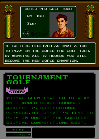 Arnold Palmer Tournament Golf screenshot 5 for Sega Mega Drive
